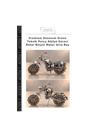 Premium Donanım Ürünü Teknik Parça Atölye Gereci Metal Bilyeli Motor Orta Boy