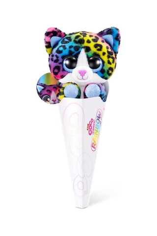 Coco Cones Gökkuşağı Peluş - Siyah