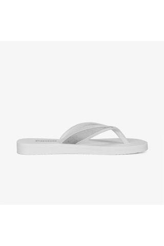 Puma 389107-02 Sandy Flip Space Metallics Kadın Beyaz Spor Terlik Beyaz