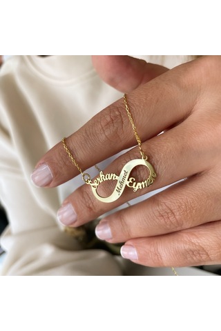 Gümüş Sonsuzluk Kolye