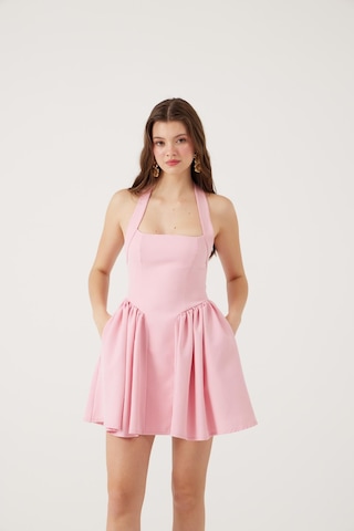Holly Lolly Cepli Mini Felici Elbise Pembe