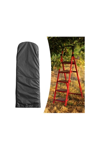 Homyl Katlanır Merdiven Kılıfı Taşınabilir Koruyucu Siyah