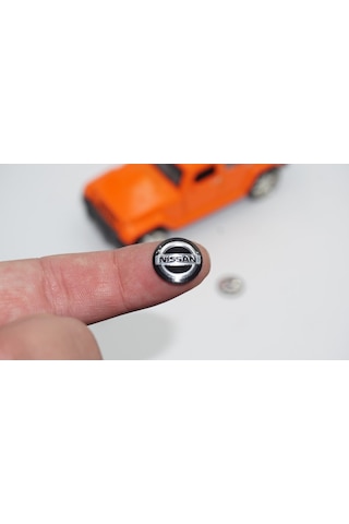 Nissan Oto Anahtar 3M Metal Alaşım Logo 2Li Set