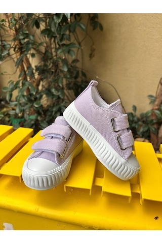 Scarpe Magiche Lila Puffy Tabanlı Kız Çocuk Sneaker Lila