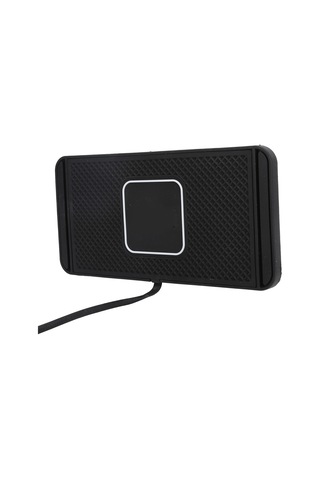 Geeroyoo Araç İçi 15w Hızlı Şarj Qi Kablosuz Şarj Ped, Kayma Engellendirme Silikon Malzeme, Güvenli Sürüş İçin Telefon Şarj Cihazı