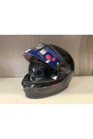 Kask Shark Rıdıll 2 Mekarıum Black Anthracite Red Siyah/kırmızı