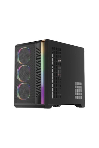 1st Player Vt7 Siyah 850w 80+ Sılver Atx 3.1 Argb 4x12cm Fan Temperli Cam Usb 3.0 Atx Kasa