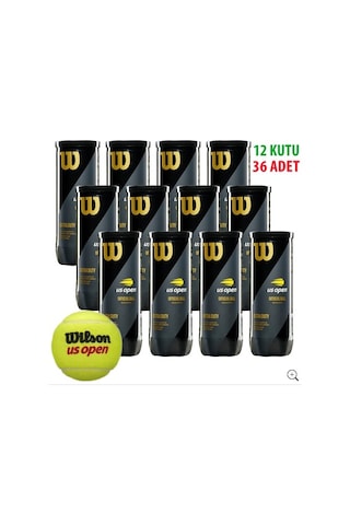 12 Kutu Wilson Us Open Tenis Topu Vakum Ambalajda