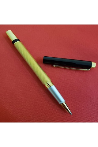 Kutulu Metal Roller Gold Siyah Kalem Diğer