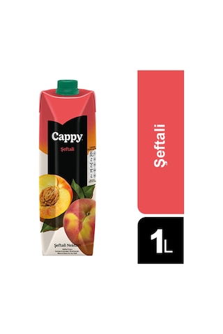 Cappy Şeftali Nektarı 1 Lt X 6 Adet