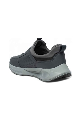 Acropol 137-26 Deri Anatomik Erkek Sneaker Füme Siyah Füme