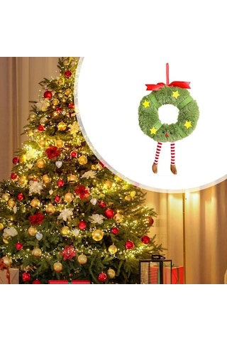 Pazly Yılbaşı Suntek Peluş Dekorasyon Bebek Asılı Ağacı 5 15cmx22cm Ad