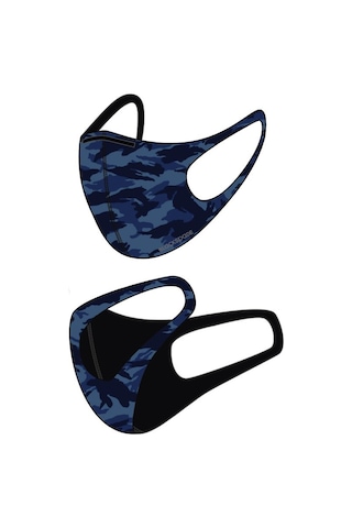 BLACKSPADE Unisex Koruyucu Maske Lacivert Kamo M