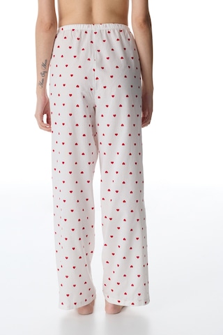 Penti Kırık Beyaz Red Hearts Pantolon Pijama Altı