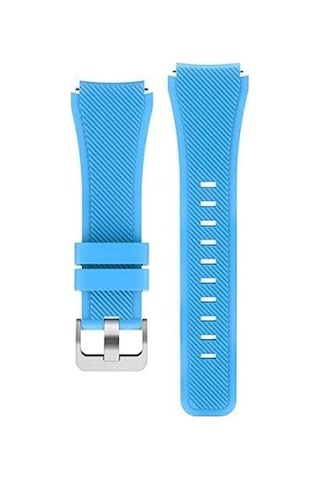 Kordon Kayış Silikon Tırtıklı Turkuaz Samsung Galaxy Watch 3 45mm Galaxy Watch 46mm Gear S3 Classic S3 Frontier Galaxy Watch Active Gear S2 Classic İle Uyumlu Ürün Çok Renkli