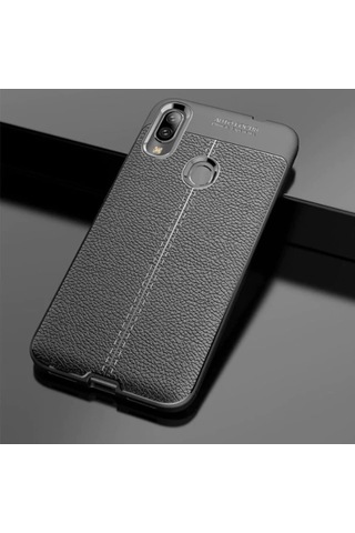 Samsung Uyumlu Galaxy A10S Kılıf Zore Niss Silikon Kapak-Siyah