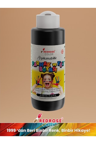 Red Rose Siyah Parmak Boyası 120 ML Yıkanabilir