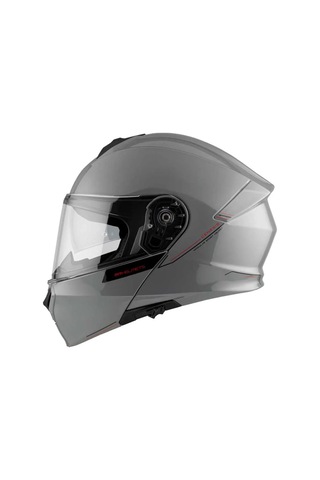 Mt Genesis SV Solid A12 Parlak Çene Açılır Kask Gri