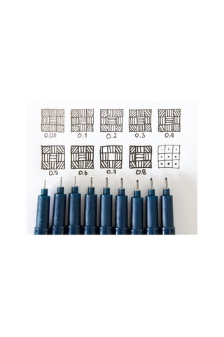 1880 Teknik Çizim Kalemi - Siyah - 1 Kalem - 0,4 Mm Çizgi Genişliği