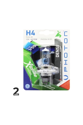 Photon Xtreme Vision Dense 12V H4 %150 Fazla Işık