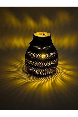 En-cag Dalga Desenli Tealight Mumluk Modern Led Mum Tutucu Dekoratif Işıklı Bss Çok Renkli