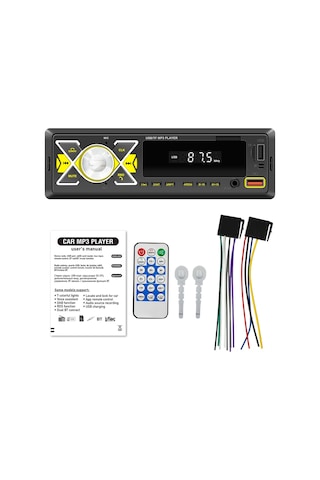 Springsun Araç Fm Radyosu, Bt 5.0 İle Akış Müzik, Aı Ses Asistanı Ve Uygulama Kontrolü, 4x45w Güç, 12-14.4v, Mp3/wma/wav/flac Desteği