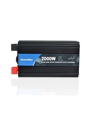 Sensation 2000w Watt 2 Kw Tam Sinüs Şarjlı 20a Ekranlı İnverter 12/220v Çeviric İnverter Dw Seri