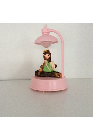 Kız Figürlü Biblo Pembe Diğer