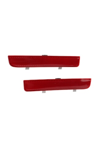 Reedark Arka Tampon Reflektör Lr006348 Lr006349 Xff000021 Xff000031 - Range Rover L322 2002-2012 Ve Freelander 2 L359 2006-2015 Uyumlu, Abs Malzeme, Güvenli Sürüş İçin Görünürlük Artırıcı