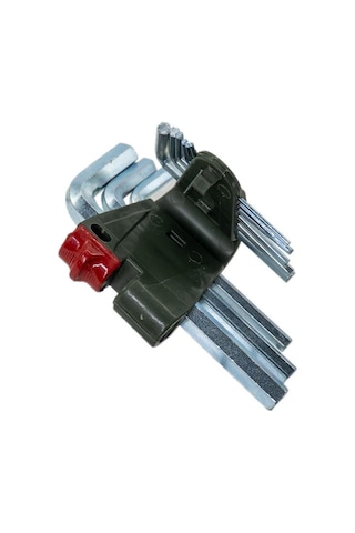 Master 530285 Kısa Hex Allen Anahtar Takımı 9 Parça