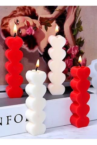 Kalpli Kokulu Mum 2'li Paket