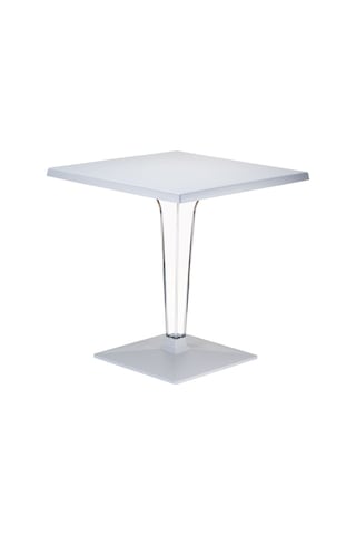 Asmasa44 Siesta Ice 70 x 70 CM Kare Masa Beyaz