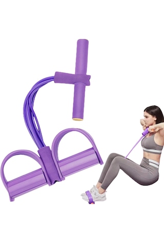 Karın Kol Kalça Ayak Tüm Vücut Şekillendirme Body Trimmer Fitness Mor