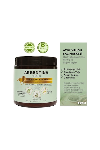 Argentina Keratin At Kuyruğu Saç Bakım Maskesi 500 ML