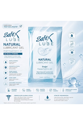 8683229608961 Safex Naturel Kayganlaştırıcı Jel 5 Adet 3 Ml