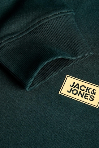 Jack & Jones Jjrush Erkek Sweatshirt Bisiklet Yaka Rahat Günlük Pamuklu Yeşil
