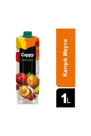 Cappy Karışık Meyve Nektarı 1 Lt X 6 Adet