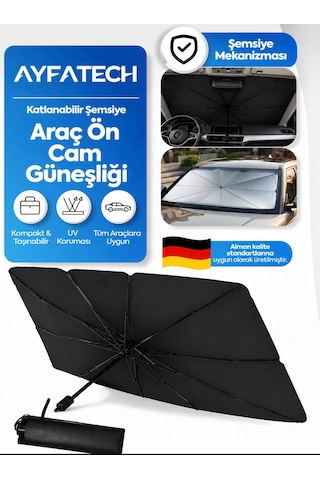 Araç Güneş Koruyucu Şemsiye Oto Ön Cam Araç Şemsiyesi 140cmx79cm