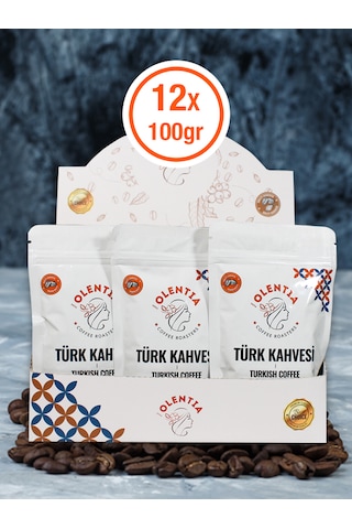 Pure Olentia Geleneksel Türk Kahvesi 12 x 100 G