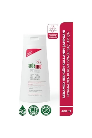 Sebamed Besleyici Onarıcı Kuru Ve Hassas Saç Tipine Özel Her Gün Kullanım Günlük Saç Bakım Şampuanı 400ml