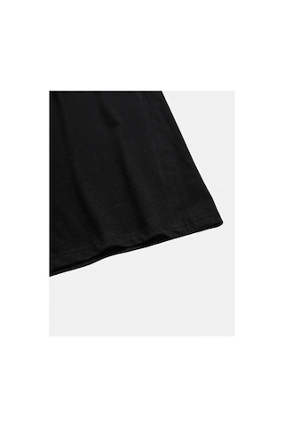 Medinenur Rome Italy Desen Baskılı Basic T-shirt Siyah