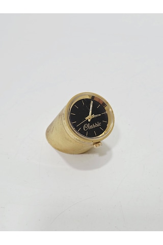Classic Antika Kağıt Ağırlığı Kurmalı Masa Saati 31mm Çok Renkli