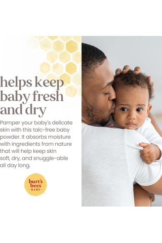 Burt's Bees Bebek Toz Tozu, Güvenli Ve Nazik Konfor İçin Talk İçermez Ve Hipoalerjenik,% 100 Doğal Kökenli, Çocuk Doktoru Test Edilmiştir, 8.5 Oz