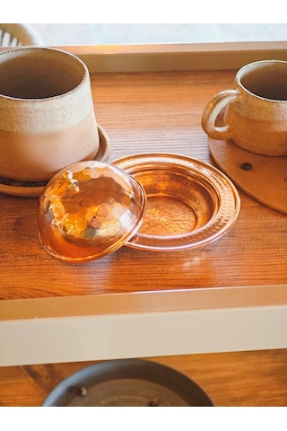 Modabakir Kahve Yanı Sunumluk Lokumluk Bakır 1000235