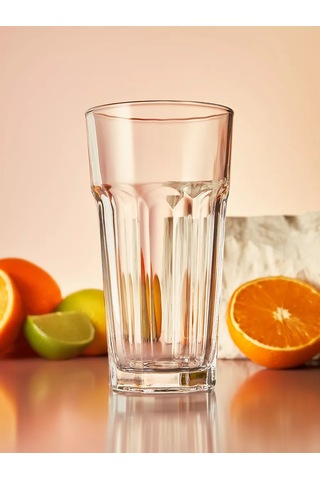 Pasabahce Yüksek Cam Bardaklar 365 Ml 6'lı Set 12160174 Beyaz