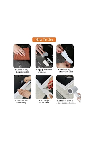 Besthome1 Su Geçirmez Banyo Bandı 3'lü Set, 3.7cmx3.2m, Kalıntı Önleyici Diğer