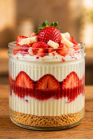 6'lı Çizgili Cam Magnolya, Cheesecake, Çerezlik, Kahvaltılık, Tatlı Kasesi Seti 350 Ml Şeffaf