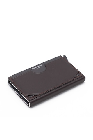 Pierre Cardin Unisex Otomatik Deri Kartlık 0274 Kahverengi