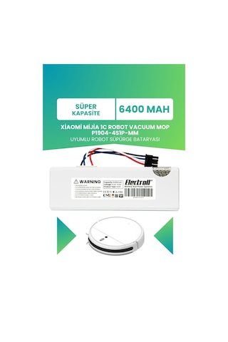 Xiaomi Mijia 1c Robot Vacuum Mop P1904-4s1p-mm Batarya 6400mah