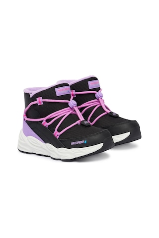 Skechers Turbo Tread 303492l-bkmt Waterrproof Kar Botu Ortopedik Çocuk Bot Siyah